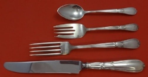 Frank Whiting Troubadour Sterling Silver 4-Piece Place Setting (1 of 1)