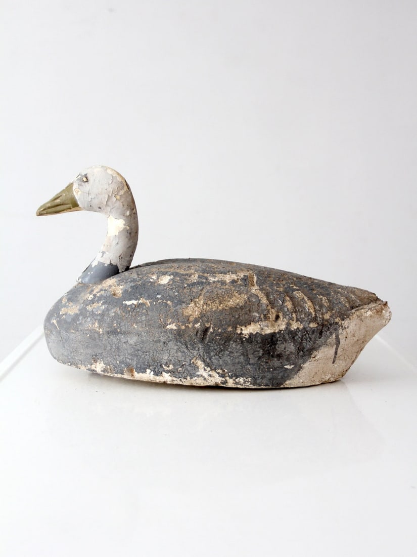 Mid Century Foam Swan Decoy Folk Art Decor 19 Inch (1 of 16)