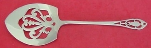 Manchester Pierced Handle Sterling Silver Pointed Tomato Server 7 7/8 (1 of 2)