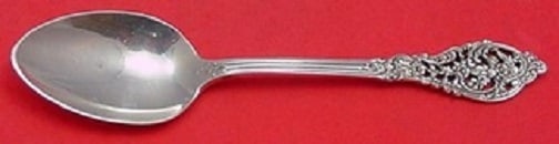 Reed and Barton Florentine Lace Sterling Silver Teaspoon 6 Inch Vintage Flatware (1 of 2)