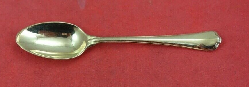 Buccellati Saint Mark Sterling Silver Demitasse Spoon Vermeil 4 1/8" (1 of 2)