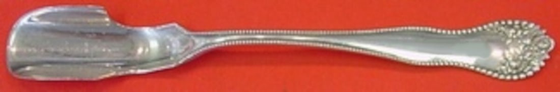 Gorham Lancaster Sterling Silver Cheese Scoop 8 1/4" Serving Piece: Gorham Lancaster Sterling Silver Cheese Scoop 8 1/4" Serving Piece Presenting the Lancaster by Gorham Sterling Silver Cheese Scoop, a stunning serving piece that combines both elegance and functionali