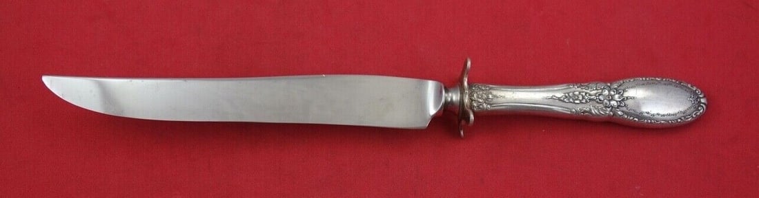 Towle Old Mirror Sterling Silver Steak Carving Knife 10 Inch (1 of 2)