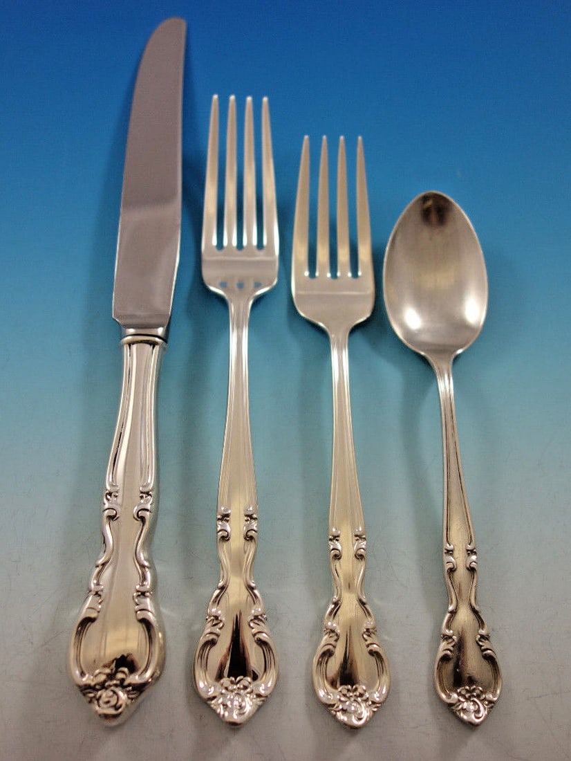 Easterling American Classic Sterling Silver Flatware Set 48 Pcs for 12 (1 of 4)