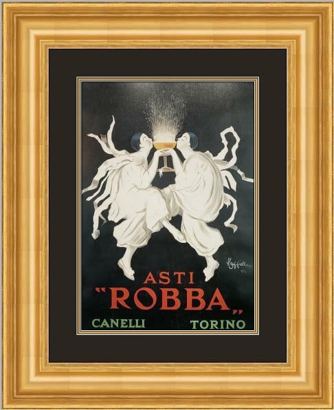 Leonetto Cappiello Asti Robba Art Deco Advertising Print Custom Framed (1 of 2)