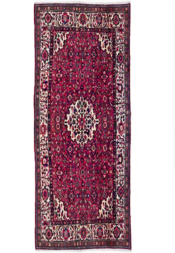5'8 x 10'5 Red Semi-Antique Persian Herati Runner Handmade (1 of 6)