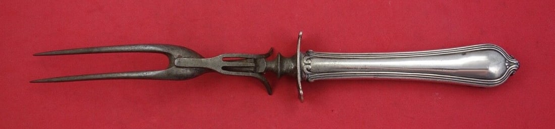 Towle Paul Revere Sterling Silver Serving Fork 11 1/2 Roast Carving: Towle Paul Revere Sterling Silver Serving Fork 11 1/2 Roast Carving Sterling silver roast carving fork in the Paul Revere pattern by Towle. Made in the United States, this serving fork dates to the 19