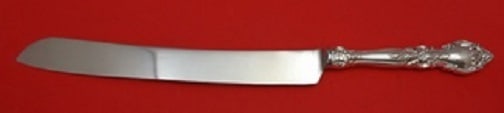 Lunt Delacourt Sterling Silver Wedding Cake Knife 12 Inch Custom Made: Lunt Delacourt Sterling Silver Wedding Cake Knife 12 Inch Custom Made This exquisite Delacourt wedding cake knife by Lunt is crafted from sterling silver with a hollow handle and features a stainless 
