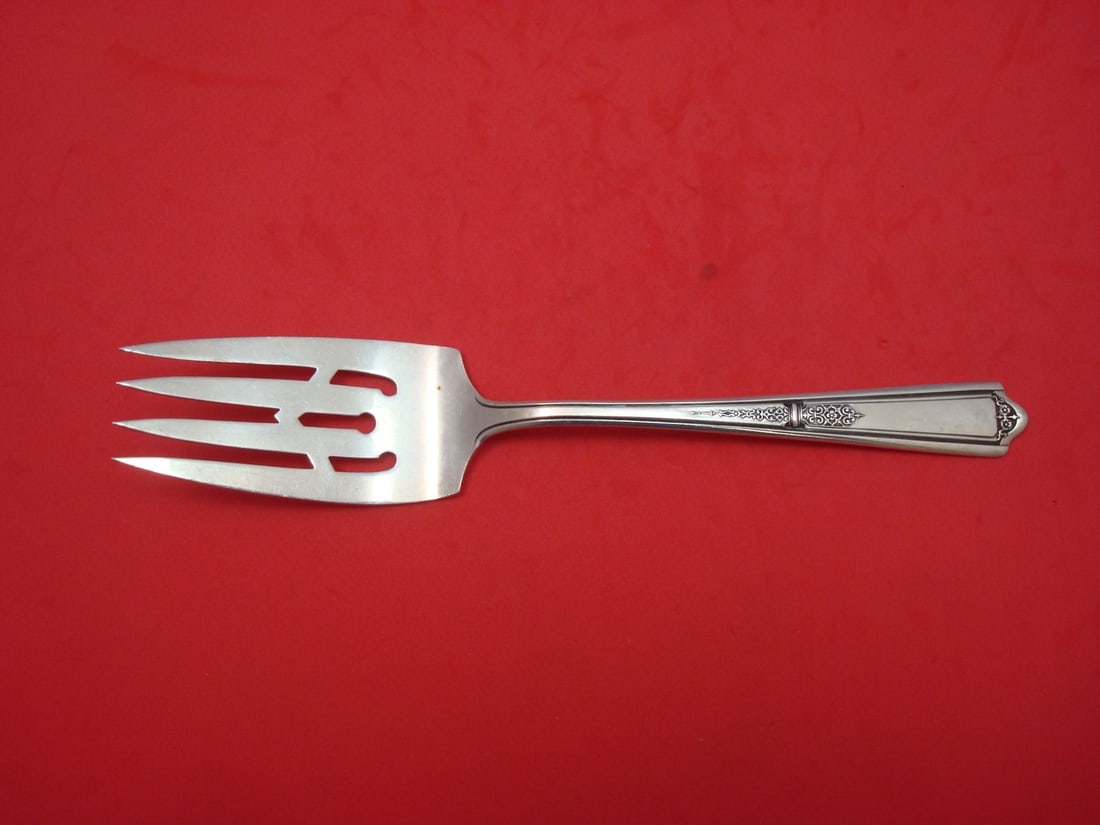 Towle Seville Sterling Silver Cold Meat Serving Fork 7 3/4" (1 of 1)