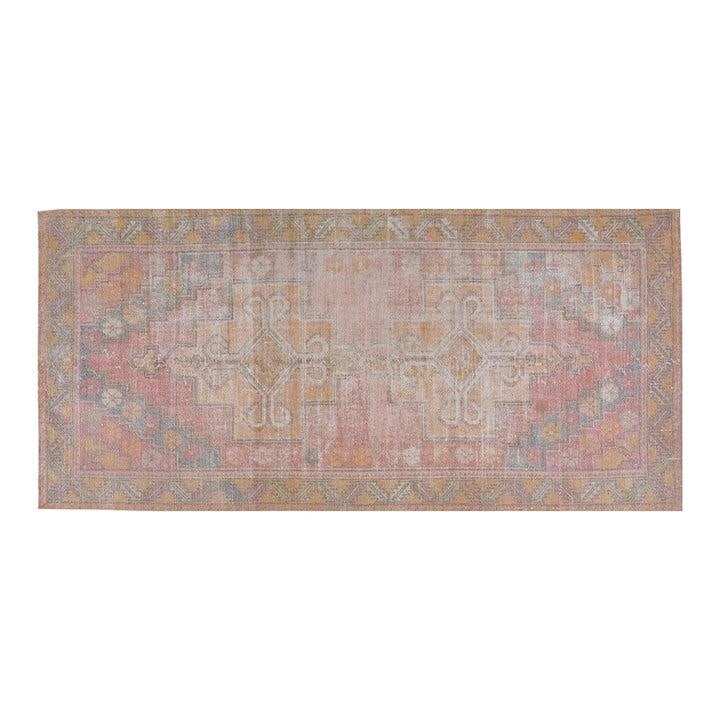 4'8 x 9'10 Turkish Anatolian Wool Hand-Knotted Area Rug: 4'8 x 9'10 Turkish Anatolian Wool Hand-Knotted Area Rug This vintage Turkish Anatolian rug is hand-knotted from organic wool using traditional techniques. Its versatile design blends timeless craftsma