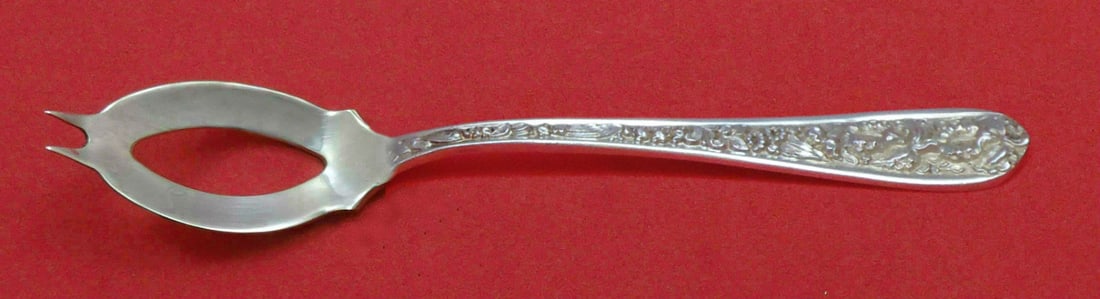 Stieff Corsage Sterling Silver Olive Spoon Custom Made 5 3/4" (1 of 1)