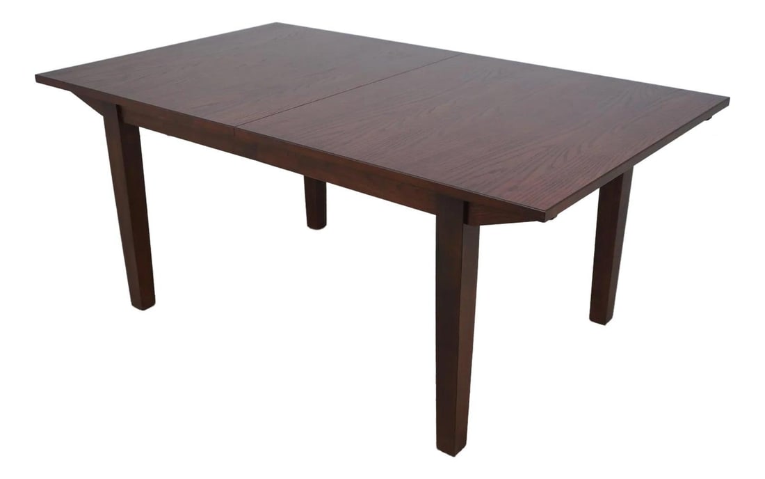 Ethan Allen Mission Oak Dining Table Arts & Crafts 2 Leaves (1 of 10)