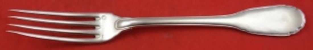 Puiforcat Noailles Sterling Silver Salad or Dessert Fork 6 5/8": Puiforcat Noailles Sterling Silver Salad or Dessert Fork 6 5/8" A French sterling silver salad fork / dessert fork in the Noailles pattern by Puiforcat. This handcrafted piece is made of sterling silv