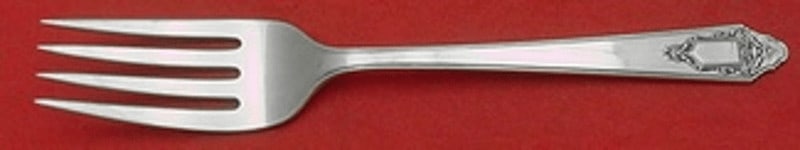 Lunt Granado Sterling Silver Salad Fork 6 3/8 Vintage Flatware: Lunt Granado Sterling Silver Salad Fork 6 3/8 Vintage Flatware This exquisite Granado salad fork by Lunt is crafted from heirloom-quality sterling silver, measuring 6 3/8 inches in length. The fork sh