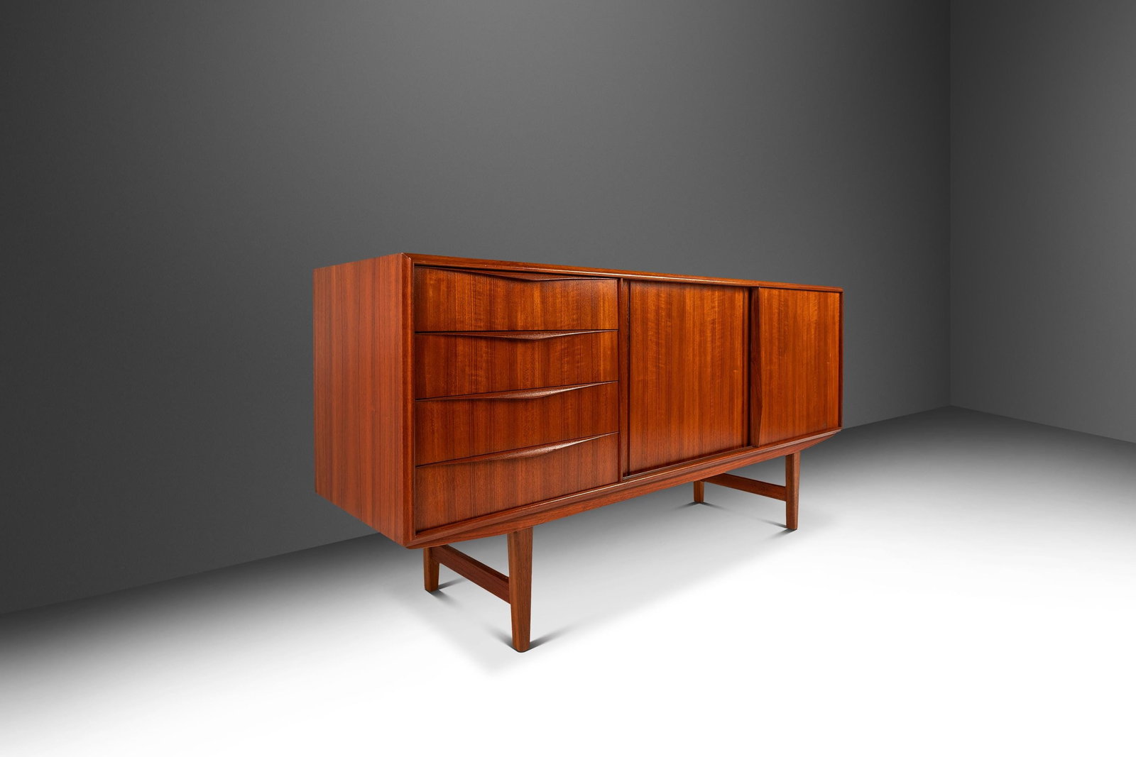 Teak Sideboard by E.W. Bach for Sejling Skabe Denmark 1960s (1 of 18)