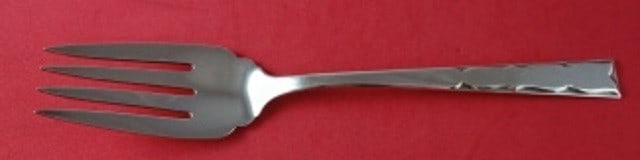 Kirk Skylark Sterling Silver Cold Meat Fork 8.75 Inch Serving: Kirk Skylark Sterling Silver Cold Meat Fork 8.75 Inch Serving This exquisite serving fork, crafted by Kirk, features a beautiful Skylark pattern. Made of high-quality sterling silver, this cold meat f