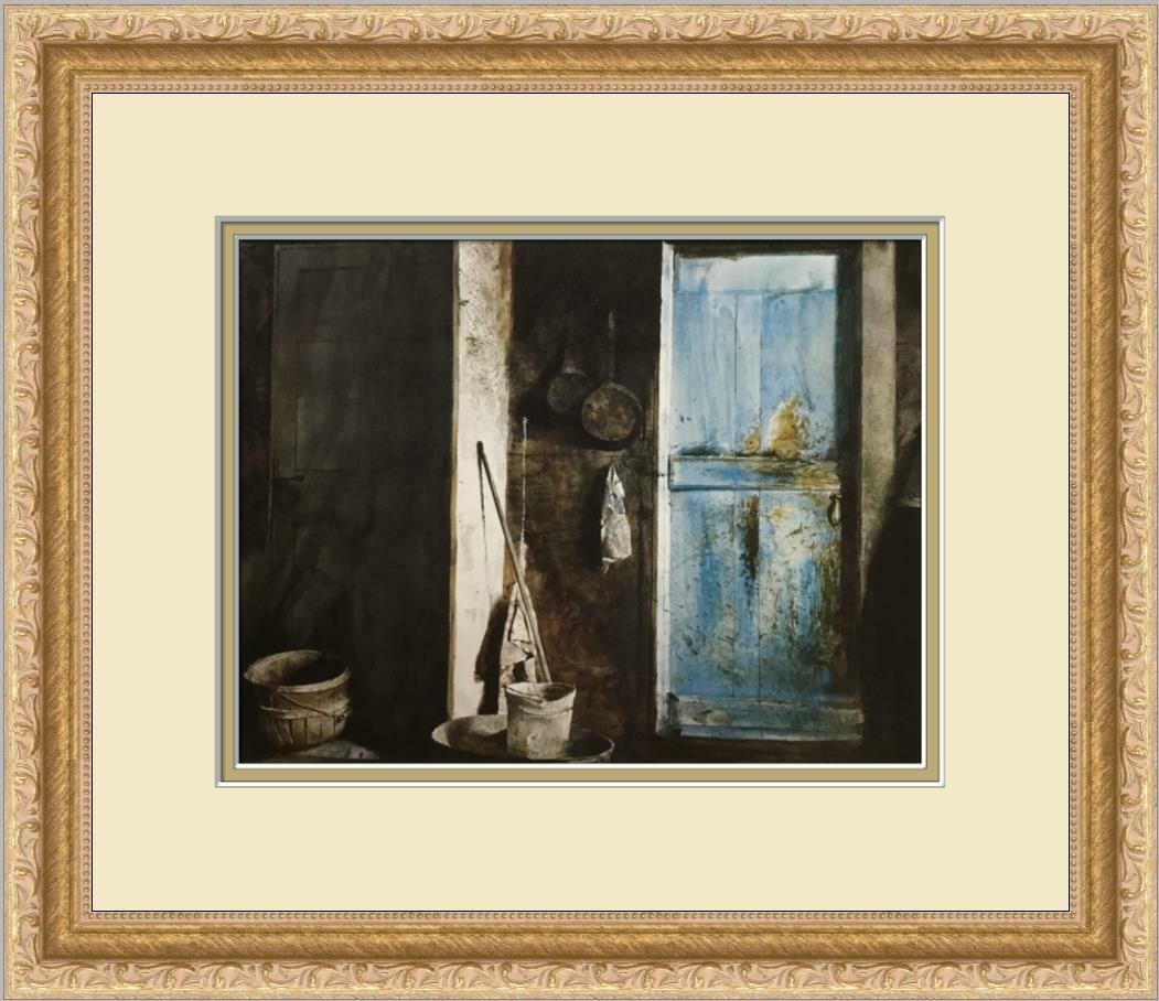 Andrew Wyeth Alvano & Christina Custom Framed Landscape Print 15.5 x 13 (1 of 2)