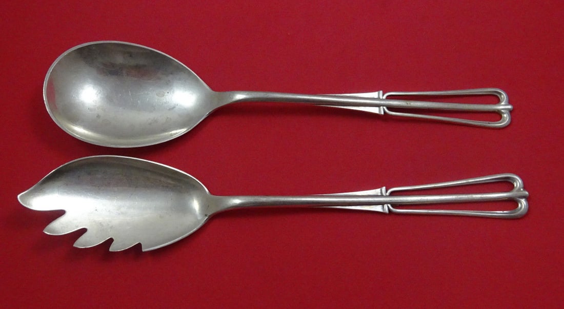 Cohr Sterling Silver 2-Piece Salad Serving Set 11 Inch (1 of 1)