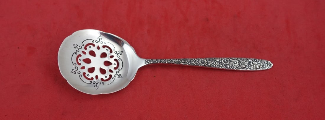 Towle Novantique Sterling Silver Nut Spoon 5.75 Inch Serving: Towle Novantique Sterling Silver Nut Spoon 5.75 Inch Serving This exquisite nut spoon is part of the Novantique pattern by Towle, crafted from high-quality sterling silver. Measuring 5 3/4 inches, it 
