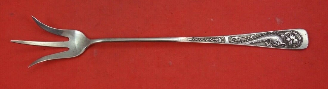 Durgin Renaissance Sterling Silver Lettuce Fork 7 3/4 Serving Piece (1 of 2)