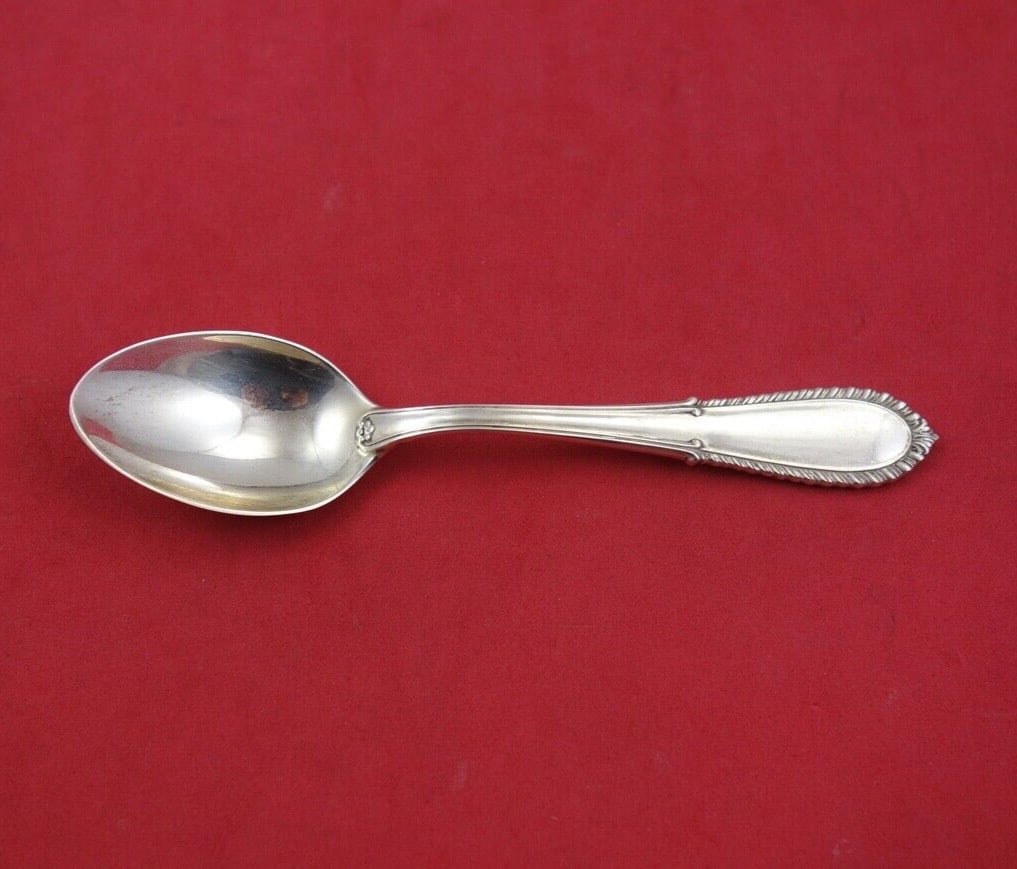 Buccellati Villa D'Este Sterling Silver Coffee Spoon 4 3/4 Inch (1 of 2)