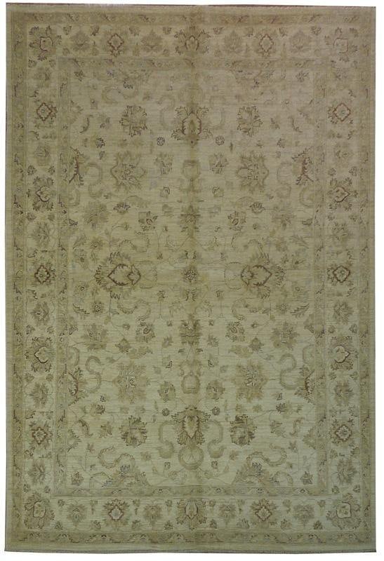 Stunning 6'8 x 9'7 Beige Chobi Peshawar Hand-Crafted Rug: Stunning 6'8 x 9'7 Beige Chobi Peshawar Hand-Crafted Rug Free continental US Shipping Enhance your living space with this exquisite 6' 8" x 9' 7" Beige Chobi Peshawar Rug. Crafted with 100% genuine ha