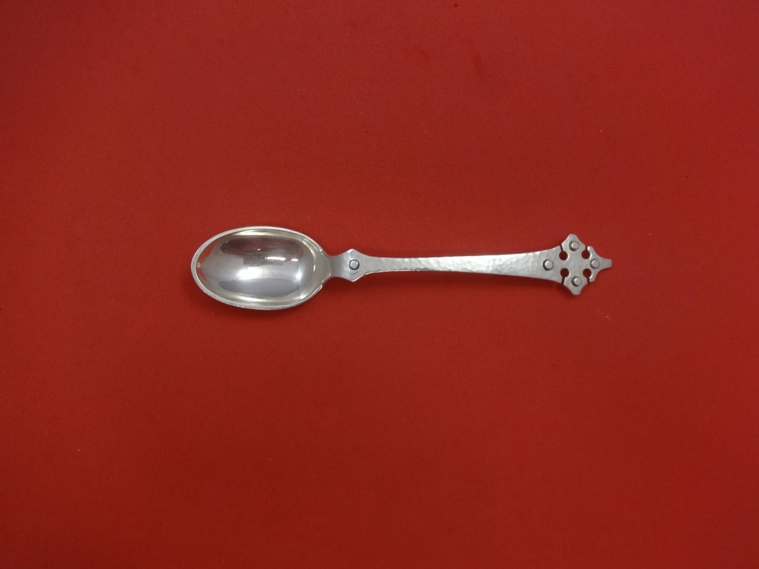 Old Newbury Crafters Crusader Sterling Silver Teaspoon 6 3/8" Flatware (1 of 2)