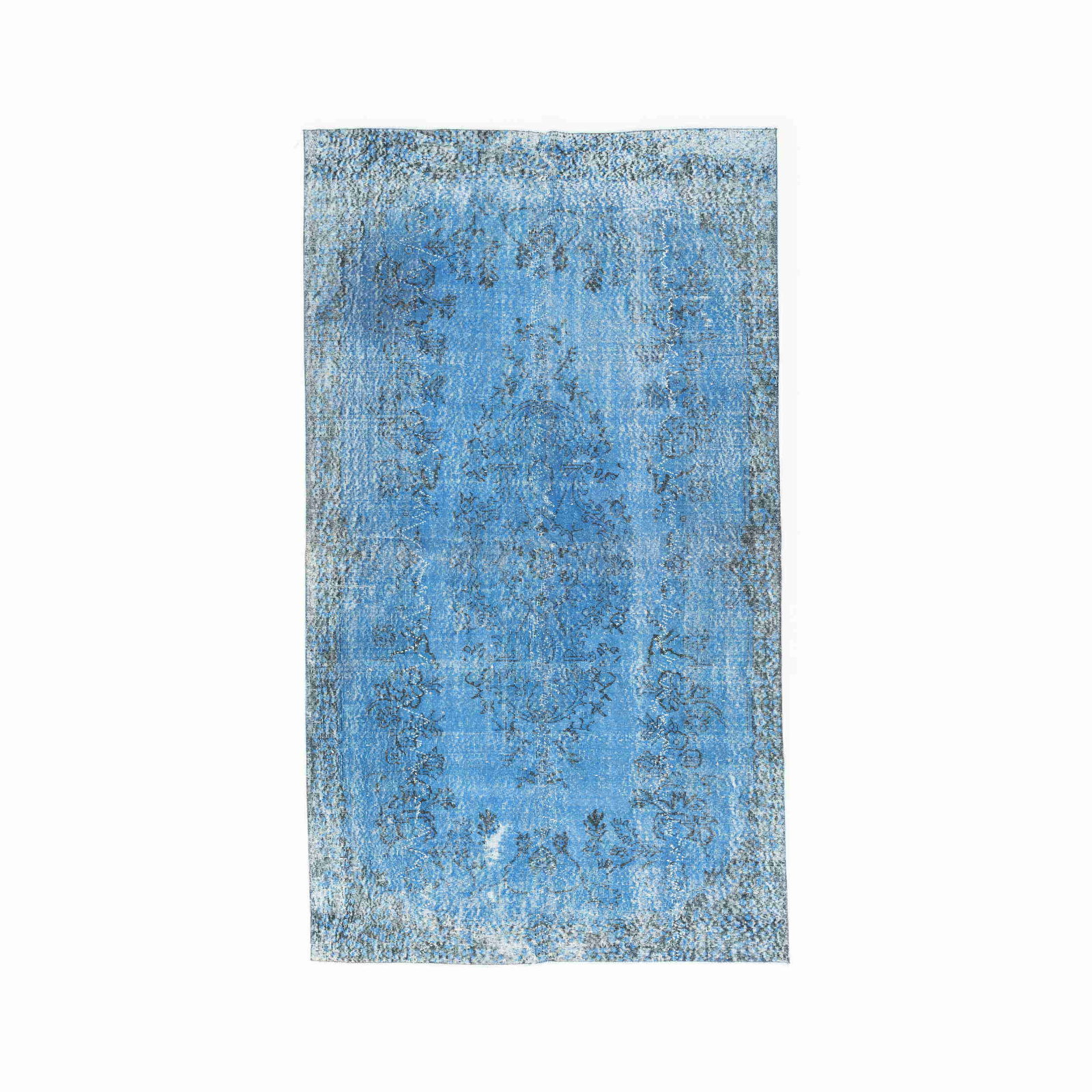 Authentic Handmade Vintage Wool on Cotton Carpet 66.9 x 118.5: Authentic Handmade Vintage Wool on Cotton Carpet 66.9 x 118.5 This authentic handmade vintage carpet is crafted from a luxurious wool on cotton blend, showcasing exquisite double knot weaving for supe