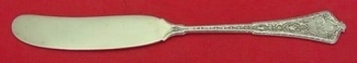Tiffany & Co Persian Sterling Silver Butter Spreader 6 1/8": Tiffany & Co Persian Sterling Silver Butter Spreader 6 1/8" Experience the elegance of the Persian pattern with this exquisite butter spreader by Tiffany & Co. Crafted from sterling silver, this flat 