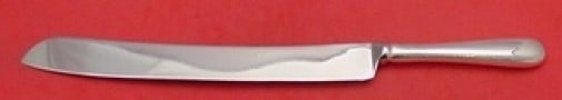 Tuttle Feather Edge Sterling Silver Wedding Cake Knife 12 Inch Custom: Tuttle Feather Edge Sterling Silver Wedding Cake Knife 12 Inch Custom This exquisite wedding cake knife is crafted from high-quality sterling silver by Tuttle, featuring the elegant Feather Edge patte