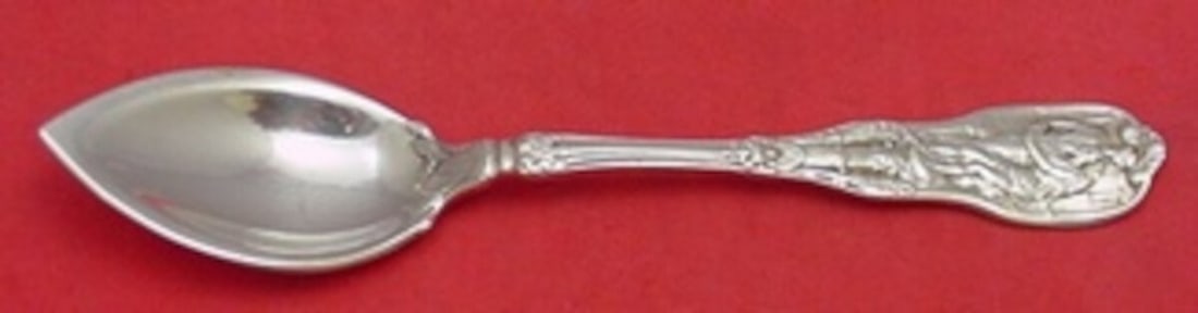 Gorham Mythologique Sterling Silver Grapefruit Spoon 5 3/4" Heirloom: Gorham Mythologique Sterling Silver Grapefruit Spoon 5 3/4" Heirloom This exquisite grapefruit spoon is part of the Mythologique pattern by Gorham, crafted from high-quality sterling silver and measur
