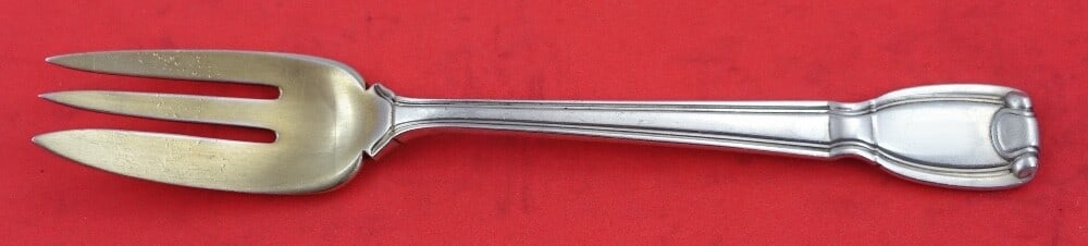 Tiffany & Co. Saint Dunstan Sterling Silver Caviar Fork Gold Wash 6 Inch (1 of 2)