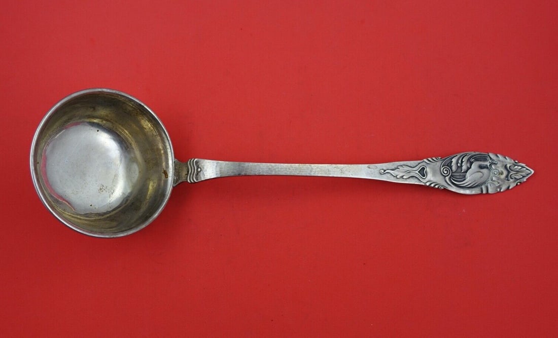 Hestenes Ibis 13 Inch Norwegian .830 Silver Soup Ladle (1 of 2)