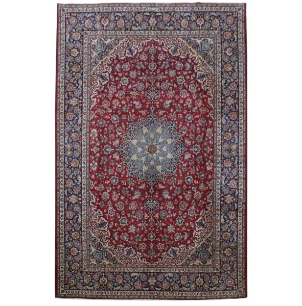 10' x 15' Persian Isfahan Rug Handwoven with Signature and Premium Wool (1 of 6)