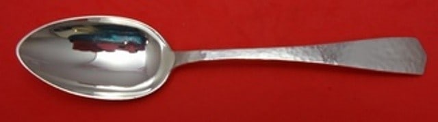 International Colonial Hammered Sterling Silver Soup Spoon 7.25": International Colonial Hammered Sterling Silver Soup Spoon 7.25" This Colonial Hammered place soup spoon by International is a beautiful addition to any table setting. Crafted from high-quality sterli