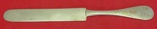 Whiting Mixed Metals Sterling Silver Breakfast Knife with Copper Butterfly: Whiting Mixed Metals Sterling Silver Breakfast Knife with Copper Butterfly This exquisite breakfast knife from the Mixed Metals pattern by Whiting showcases a stunning design with a sterling silver fl