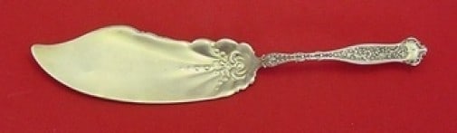 Whiting Dresden Sterling Silver Fish Server 10.5 Inch Monogrammed: Whiting Dresden Sterling Silver Fish Server 10.5 Inch Monogrammed This exquisite fish server features a narrow design and is crafted from high-quality sterling silver, showcasing the elegant Dresden p
