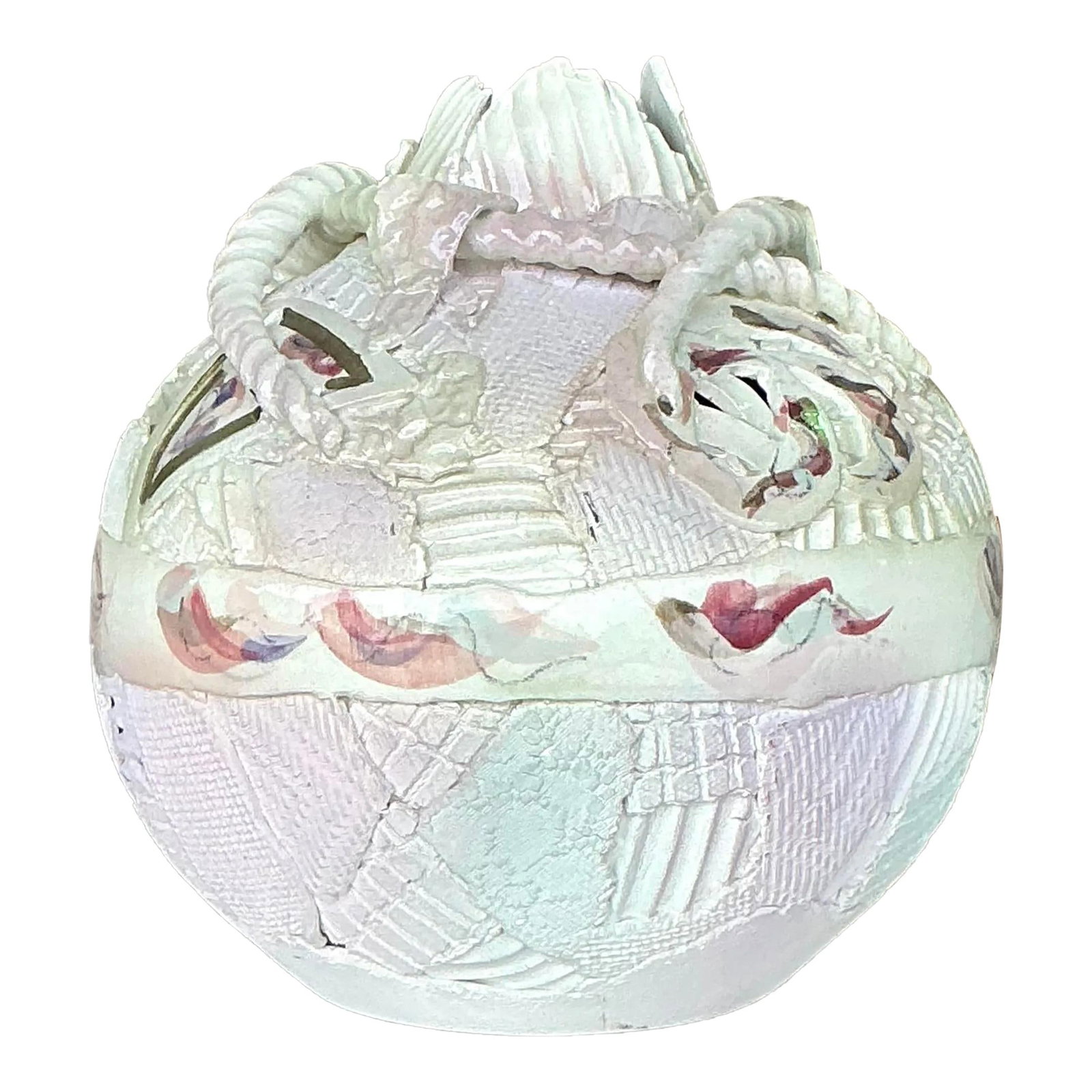 Vintage Boho Artisan Pottery Vessel Alabaster 6.75x7: Vintage Boho Artisan Pottery Vessel Alabaster 6.75x7 Discover the charm of this vintage boho studio pottery vessel, a true artisan piece that showcases exceptional craftsmanship. With its earthy color