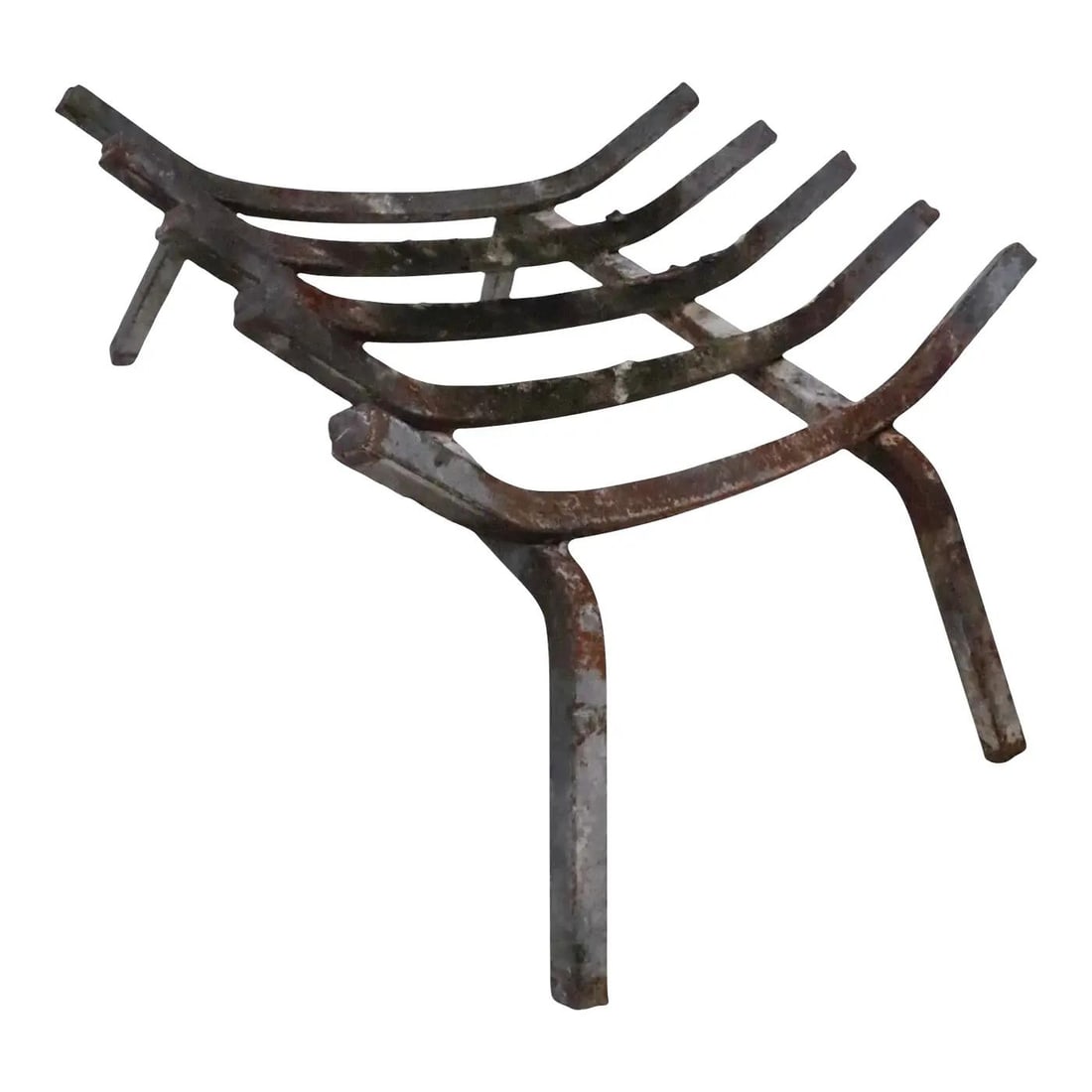 Wrought Iron Fireplace Insert Grate Log Rack 23.0 x 14.5 x 8.25 (1 of 9)