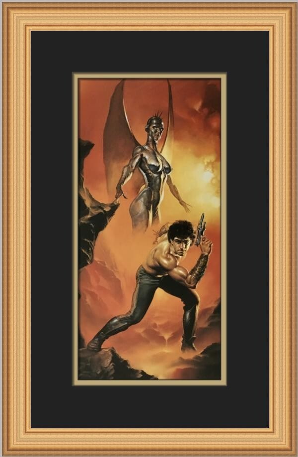 Boris Vallejo Robo Vampire Custom Framed Fantasy Print 18x12 (1 of 2)