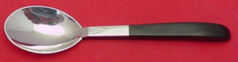 Lunt Contrast Sterling Silver Teaspoon 6 3/8 Inch: Lunt Contrast Sterling Silver Teaspoon 6 3/8 Inch This exquisite teaspoon from the Contrast pattern by Lunt is crafted from high-quality sterling silver. Measuring 6 3/8 inches, this piece boasts a ti