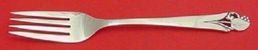 Frank Smith Woodlily Sterling Silver Dinner Fork 8 Inch: Frank Smith Woodlily Sterling Silver Dinner Fork 8 Inch This Woodlily dinner fork by Frank Smith is crafted from high-quality sterling silver and features an elegant design with an even center tine. M