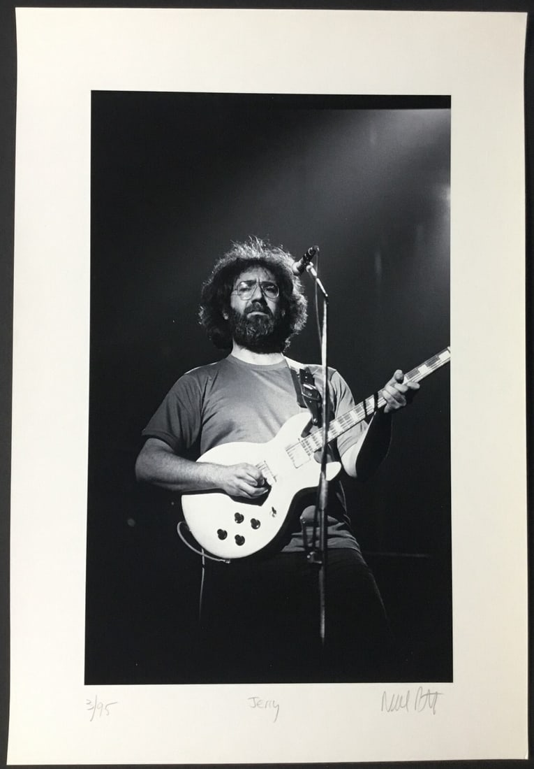 Neil Portnoy Signed Limited Edition Jerry Garcia B&W Giclee Photo #3 (1 of 7)