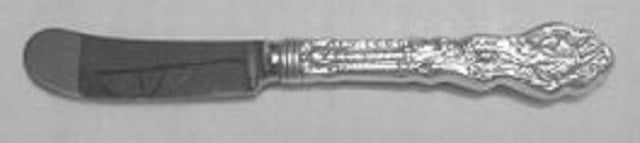 Gorham Versailles Sterling Silver Butter Spreader Hollow Handle 6 3/8 inch: Gorham Versailles Sterling Silver Butter Spreader Hollow Handle 6 3/8 inch This exquisite butter spreader is part of the Versailles pattern by Gorham, crafted from high-quality sterling silver. Featur