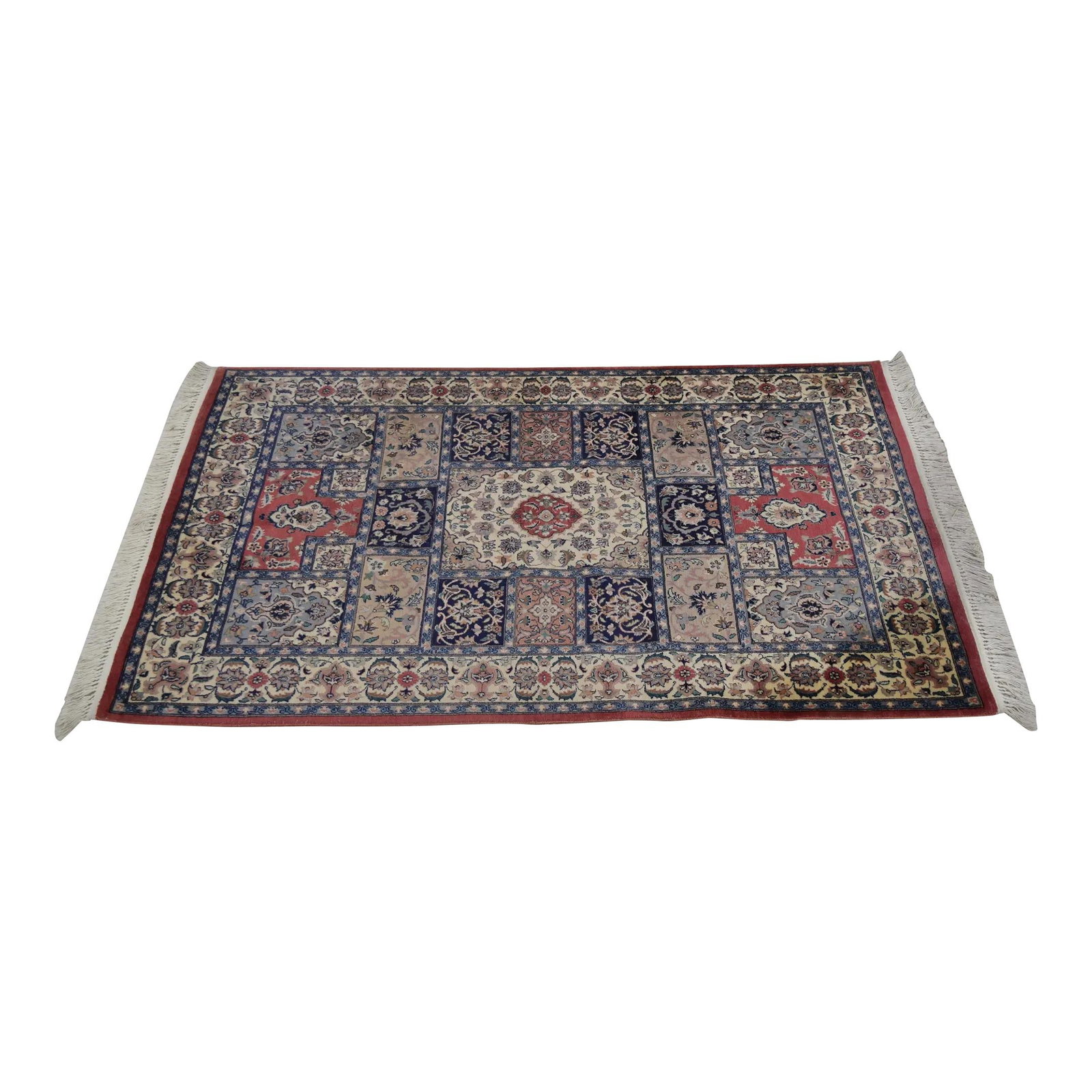 Vintage 50 Year Old Hand Woven 100% Wool Tribal Rug 4x7 (1 of 3)