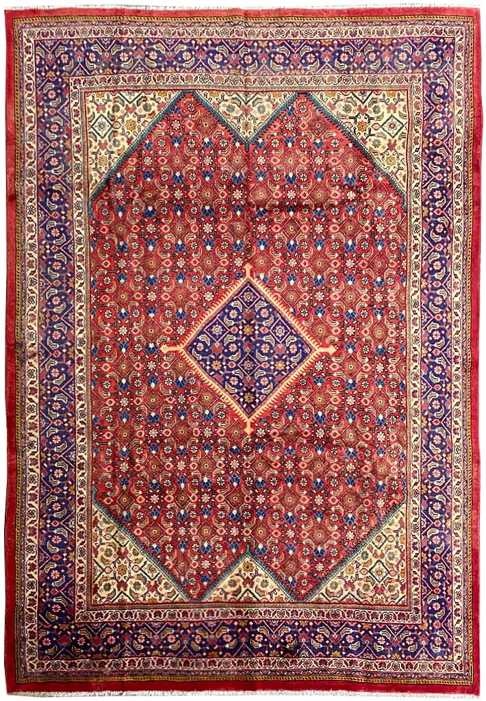 Persian Mahal Rug 9.2 x 12.6 ft Vibrant Colors Premium Quality: Persian Mahal Rug 9.2 x 12.6 ft Vibrant Colors Premium Quality Free continental US Shipping This exquisite Persian Mahal rug measures 9.2 x 12.6 feet, showcasing intricate designs and vibrant colors t