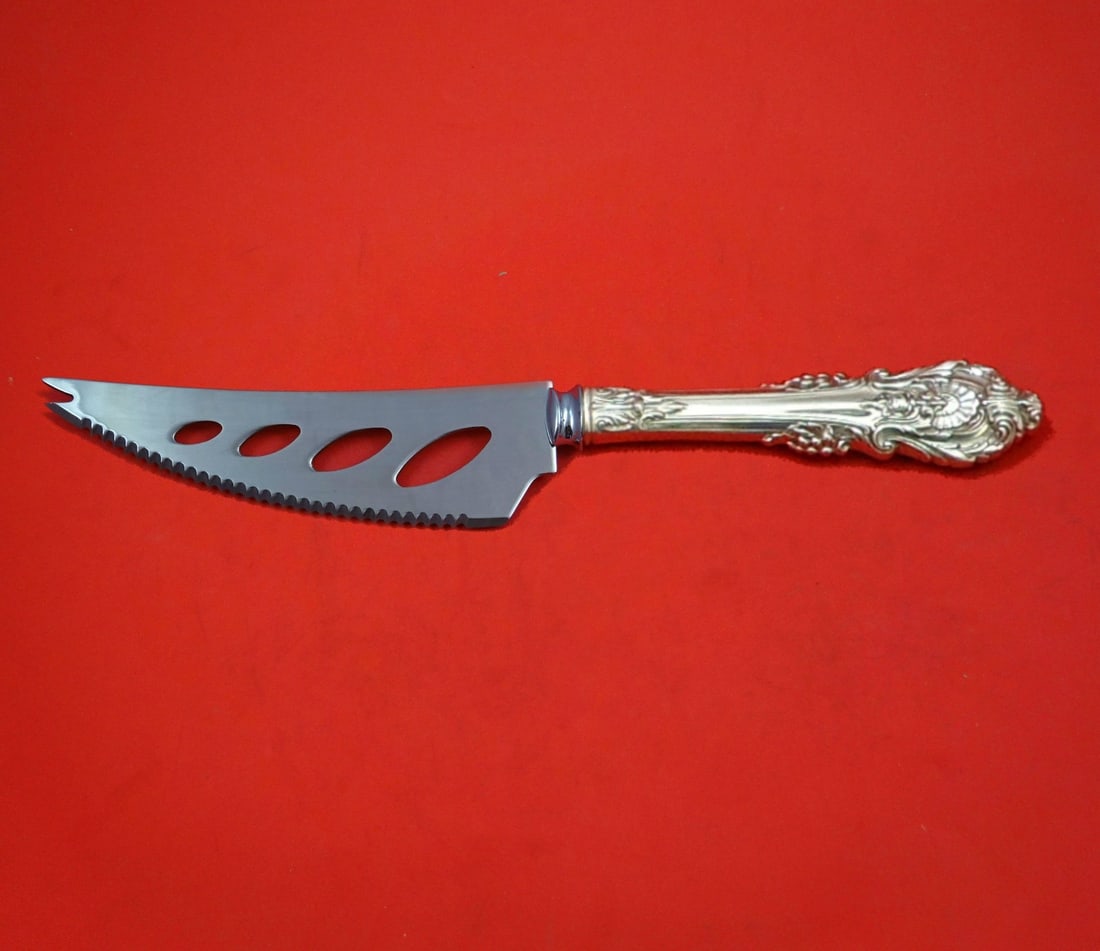 Wallace Sir Christopher Sterling Silver 7 Inch Cheese and Sausage Knife (1 of 2)