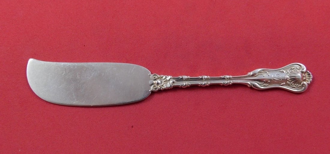 Whiting Imperial Queen Sterling Silver Pate Knife 5 Inch: Whiting Imperial Queen Sterling Silver Pate Knife 5 Inch This exquisite pate spreader, crafted from sterling silver, features the elegant Imperial Queen pattern by Whiting. Measuring 5 inches in lengt