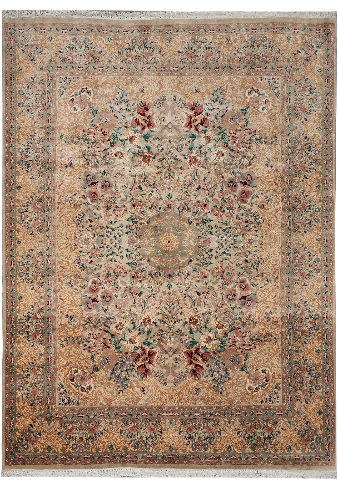 9 x 12 French Country Handmade Wool Rug Hand Knotted (1 of 12)