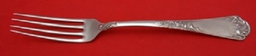 Art Nouveau German 800 Silver Dinner Fork Sterling 8 5/8" (1 of 1)